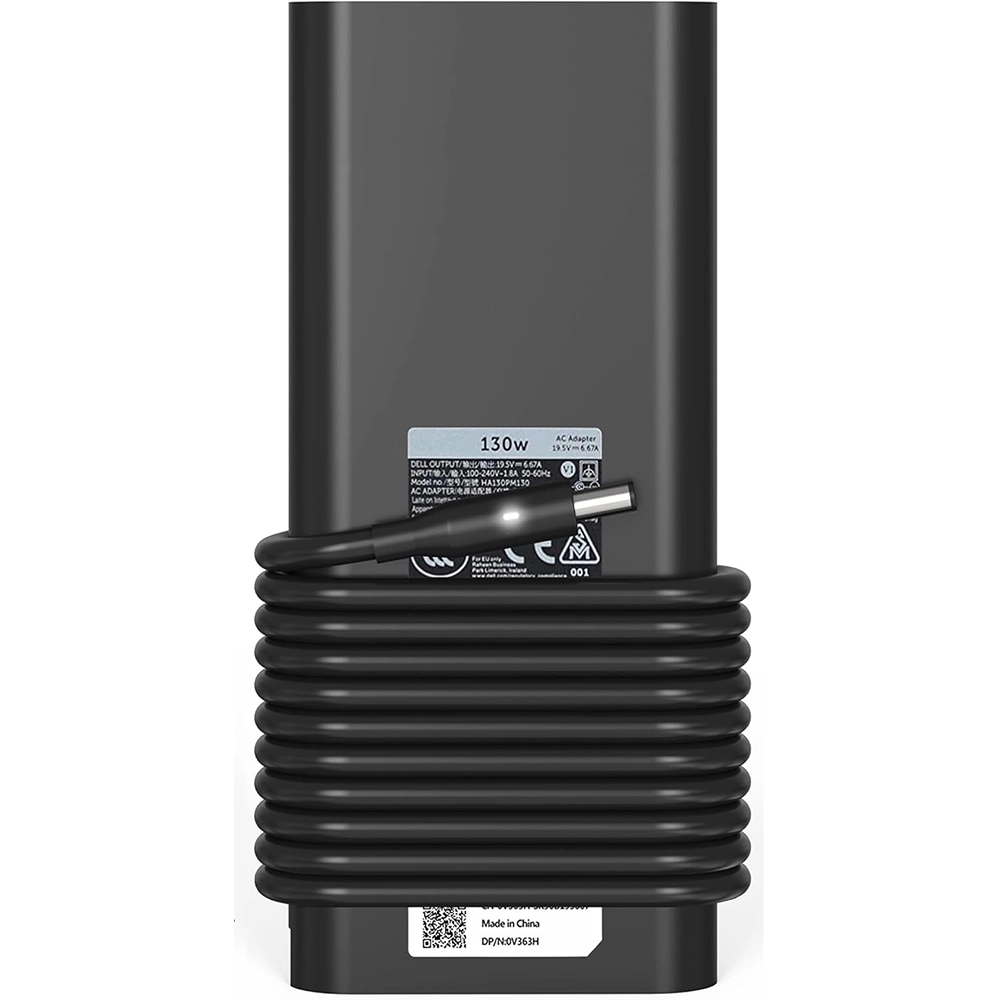 Dell Original Laptop Adaptor 130w | 19.5v/6.7a | 4.5mm x 3.0mm Small Pin (Box Seal Opened for Serial No) (No Power Cable Included) view 3
